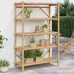 Raft cu 5 niveluri, 100x40x150 cm, bambus GartenMobel Dekor