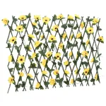  Spalier cu iederă artificială, extensibil, galben, 180x60 cm GartenMobel Dekor