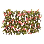  Spalier cu iederă artificială extensibil, roz închis, 180x20 cm GartenMobel Dekor