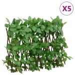  Spalier iederă artificială extensibil, 5 buc., verde, 180x30 cm GartenMobel Dekor