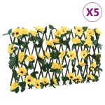  Spalier iederă artificială extensibil, 5 buc. galben, 180x20 cm GartenMobel Dekor