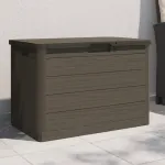 Cutie de perne de exterior maro 77,5x44,5x53 cm polipropilenă GartenMobel Dekor