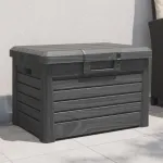 Cutie de perne exterior antracit 73x50,5x46,5 cm polipropilenă GartenMobel Dekor
