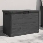 Cutie de perne exterior antracit 77,5x44,5x53 cm polipropilenă GartenMobel Dekor