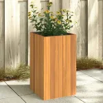 Jardinieră de grădină, 35x35x60 cm, lemn masiv de acacia GartenMobel Dekor