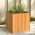 Jardinieră de grădină, 45x45x45 cm, lemn masiv de acacia GartenMobel Dekor