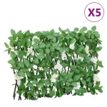 Spalier cu iederă artificială extensibil 5 buc. verde 180x30 cm GartenMobel Dekor