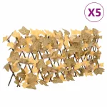 Spalier frunze arțar false extensibil 5 buc. oranj 180x30 cm GartenMobel Dekor