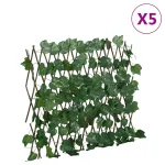 Spalier frunze struguri false extensibil 5 buc verde 190x60 cm GartenMobel Dekor