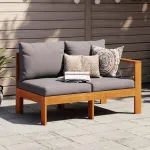 Canapea de grădină cu 1 cotieră/2 locuri, lemn masiv de acacia GartenMobel Dekor
