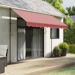 Pânză de rezervă fald copertină, vișiniu 3 m dungi GartenMobel Dekor