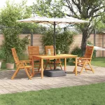 Set de masă pentru grădină 5 pcs Maro Lemn Solid de Acacia GartenMobel Dekor