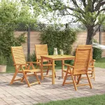 Set de masă pentru grădină 5 pcs Maro Lemn Solid de Acacia GartenMobel Dekor