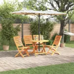 Set de masă pentru grădină 5 pcs Maro Lemn Solid de Acacia GartenMobel Dekor