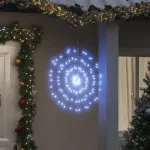 Lumină stelară de Crăciun 140 LED-uri alb rece 17 cm GartenMobel Dekor