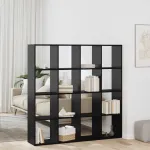 Dulap pentru cărți Stejar Negru 137,5 x 29 x 137,5 cm GartenMobel Dekor