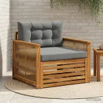 Canapea Medie pentru Exterior natural GartenMobel Dekor