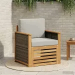 Canapea Medie pentru Exterior natural GartenMobel Dekor