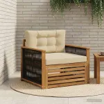 Canapea Medie pentru Exterior natural GartenMobel Dekor