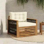 Canapea Medie pentru Exterior natural GartenMobel Dekor