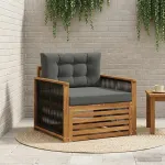 Canapea Medie pentru Exterior natural GartenMobel Dekor