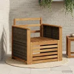 Canapea Medie pentru Exterior natural GartenMobel Dekor