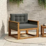 Canapea Medie pentru Exterior natural GartenMobel Dekor