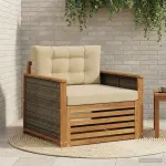 Canapea Medie pentru Exterior natural GartenMobel Dekor