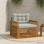 Canapea Medie pentru Exterior natural GartenMobel Dekor