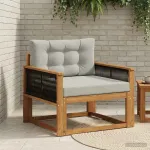 Canapea Medie pentru Exterior natural GartenMobel Dekor