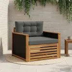 Canapea Medie pentru Exterior natural GartenMobel Dekor