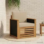 Canapea Medie pentru Exterior natural GartenMobel Dekor
