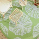 Covor de exterior, ARAKIL verde, Ø200 cm, PP GartenMobel Dekor