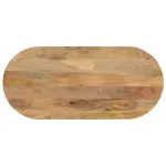 Blat de masă oval, 110x50x2,5 cm, lemn masiv de mango GartenMobel Dekor