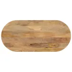 Blat de masă oval, 140x60x2,5 cm, lemn masiv de mango GartenMobel Dekor