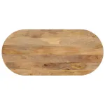 Blat de masă oval, 90x40x3,8 cm, lemn masiv de mango GartenMobel Dekor