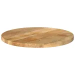Blat de masă rotund, Ø 40x2,5 cm, lemn masiv de mango brut GartenMobel Dekor