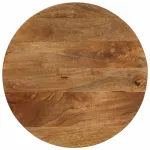 Blat de masă rotund, Ø 60x2,5 cm, lemn masiv de mango brut GartenMobel Dekor