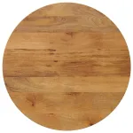 Blat de masă rotund, Ø 70x2,5 cm, lemn masiv de mango brut GartenMobel Dekor