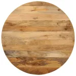 Blat de masă rotund, Ø 70x3,8 cm, lemn masiv de mango brut GartenMobel Dekor