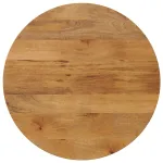 Blat de masă rotund, Ø 90x2,5 cm, lemn masiv de mango brut GartenMobel Dekor