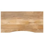 Blat birou cu decupaj curbat 120x60x2,5 cm lemn masiv mango GartenMobel Dekor