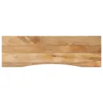 Blat birou cu decupaj curbat 160x50x2,5cm lemn masiv mango brut GartenMobel Dekor