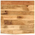 Blat de masă margine naturală, 80x80x2,5 cm, lemn masiv mango GartenMobel Dekor