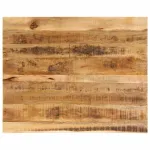 Blat de masă margine naturală, 90x80x2,5 cm, lemn masiv mango GartenMobel Dekor