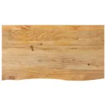 Blat de masă contur organic 110x60x2,5 cm lemn masiv de mango GartenMobel Dekor
