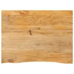 Blat de masă contur organic 70x60x3,8 cm lemn masiv de mango GartenMobel Dekor