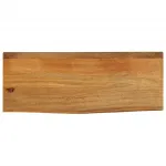 Blat de masă contur organic 90x20x2,5 cm lemn masiv de mango GartenMobel Dekor