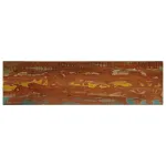 Blat de masă, 100x40x2,5cm, dreptunghiular, lemn masiv reciclat GartenMobel Dekor