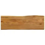 Blat masă cu margini, 120x40x3,8 cm, lemn masiv mango GartenMobel Dekor